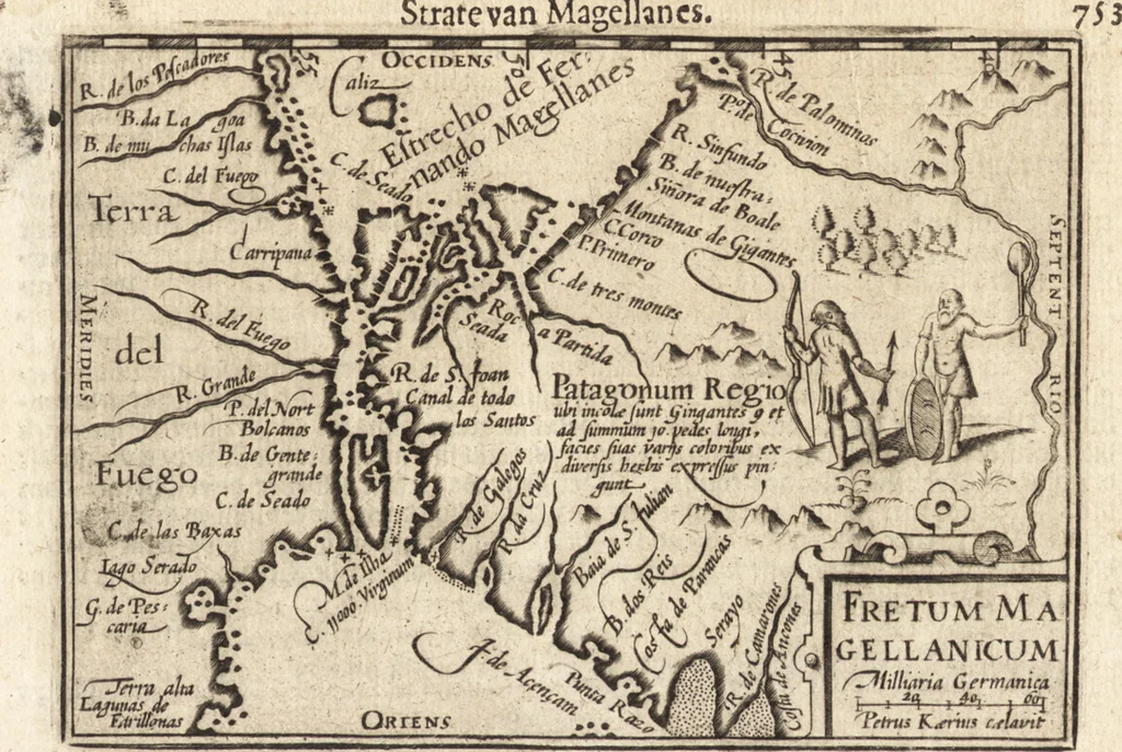 An illustration from Hand-boeck, of Cort begrijp der caerten ende beschryvinghen van alle landen des werelds, 1609, leaf 772