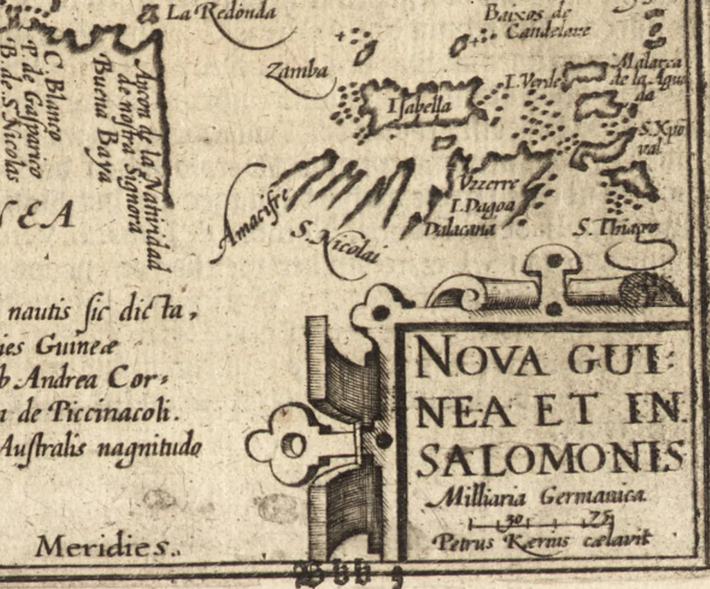 An illustration from Hand-boeck, of Cort begrijp der caerten ende beschryvinghen van alle landen des werelds, 1609, leaf 774