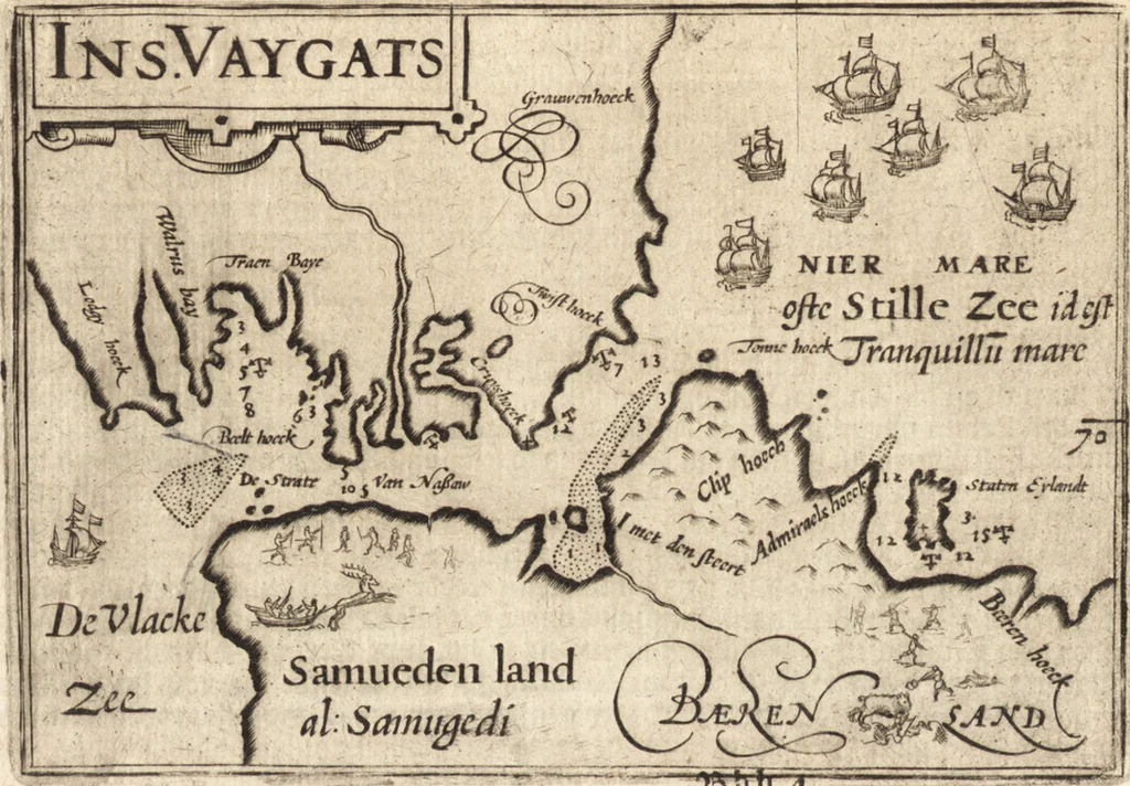 An illustration from Hand-boeck, of Cort begrijp der caerten ende beschryvinghen van alle landen des werelds, 1609, leaf 776