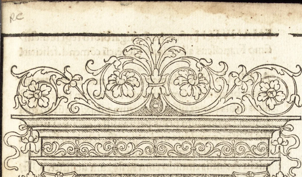 An illustration from Septem mirabilia orbis et vrbis Romae et Florentinae civitatis : cvm epytaph. pvl, 1510, leaf 10