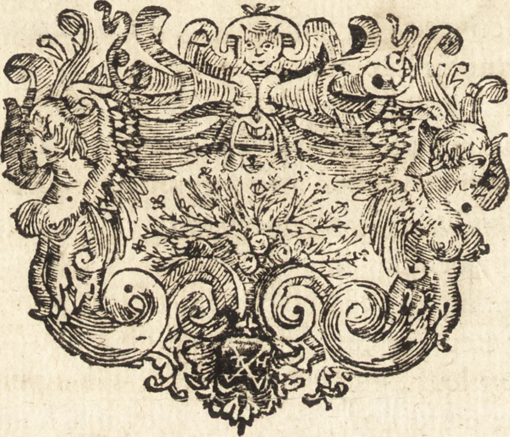 An illustration from Le pieux pelerin, ou Voyage de Ierusalem. Divisé en trois livres, contenans la description topographique de plusieurs royaumes, pais, villes, nations estrangeres, nommément des quatorze religions orientales... Ioinct un discours de l'Alcoran, et un traicté de la cité de Ierusalem, et de tous les saincts lieux de la Palestine, 1666, leaf 23