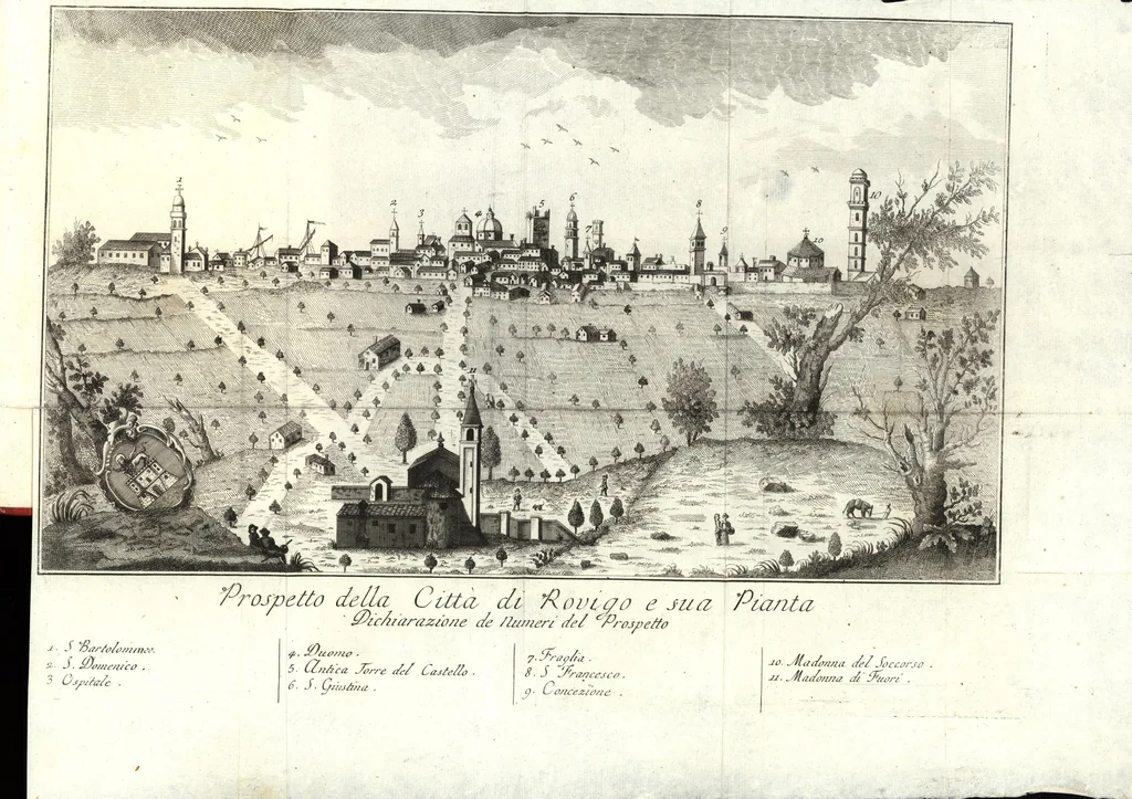 An illustration from Le pitture, sculture ed architetture della città di Rovigo : con indici ed illustrazioni, 1793, leaf 378
