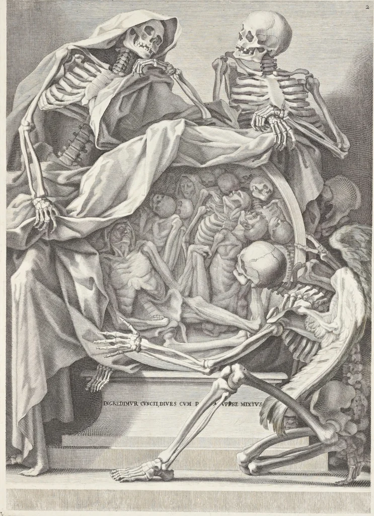An illustration from Anatomia per uso et intelligenza del disegno; ricercata non solo su gl'ossi e muscoli del corpo humano, ma dimostrata ancora su le statue antiche più insigni di Roma;, 1691, leaf 8