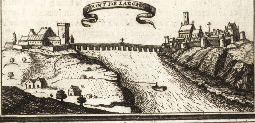 An illustration from Les travaux de Mars, ou, L'art de la guerre : divisé en trois parties ... : avec un ample détail de la milice des Turcs, tant pour l'attaque que pour la deffence : ouvrage enrichi de plus de quatre cens planches gravées en taille-douce, 1684, leaf 108