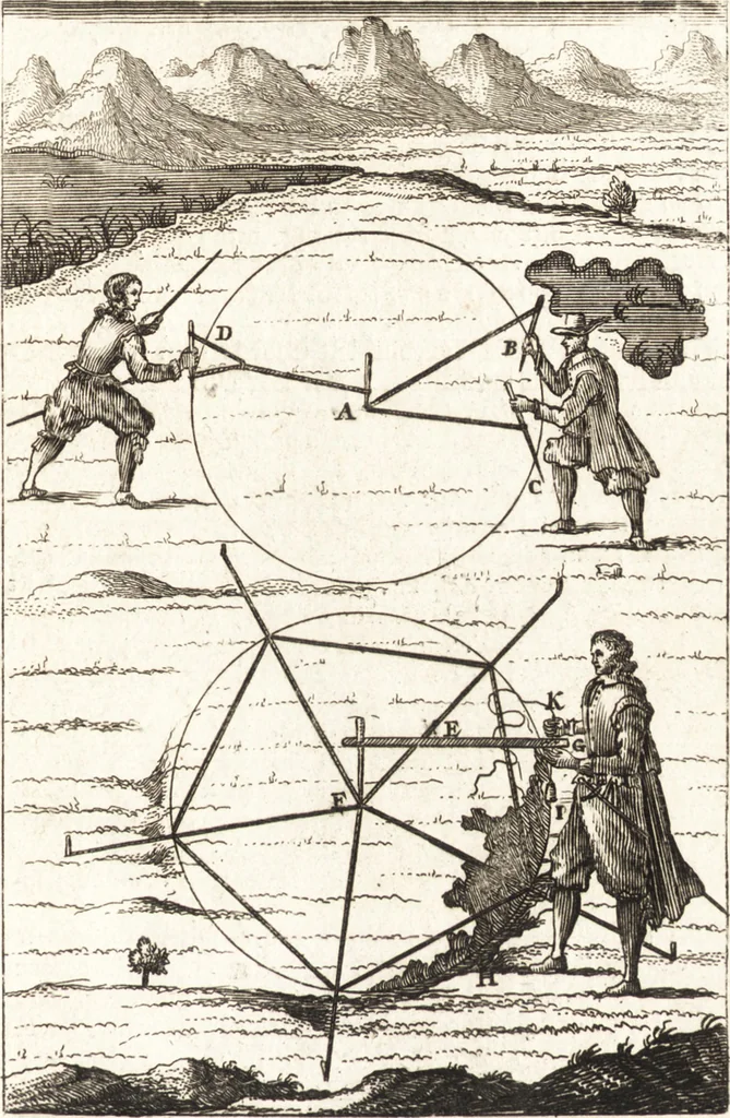 An illustration from Les travaux de Mars, ou, L'art de la guerre : divisé en trois parties ... : avec un ample détail de la milice des Turcs, tant pour l'attaque que pour la deffence : ouvrage enrichi de plus de quatre cens planches gravées en taille-douce, 1684, leaf 212