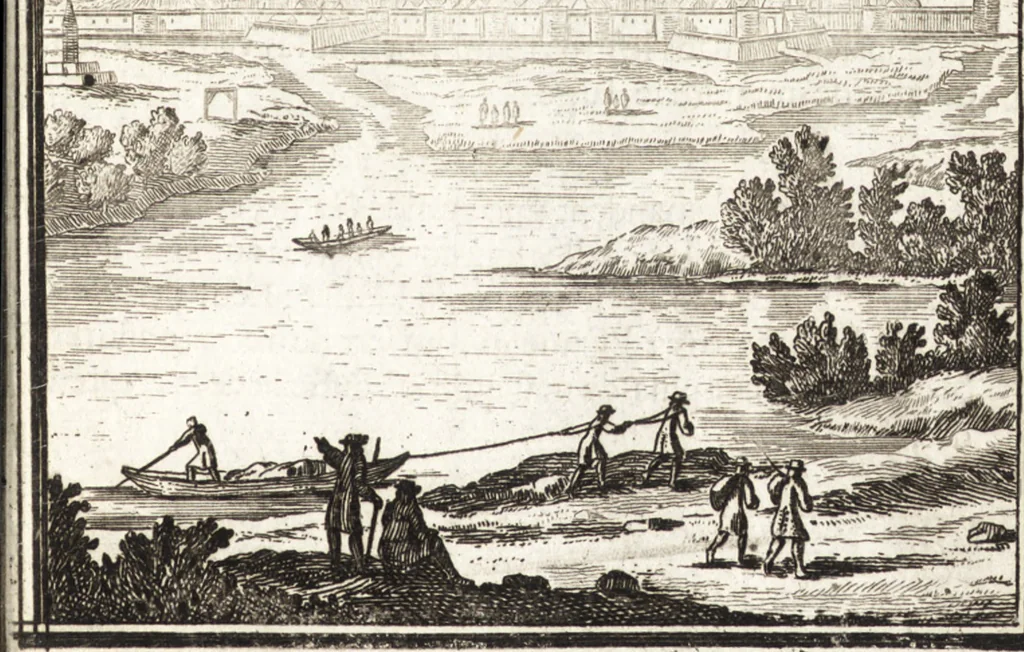 An illustration from Les travaux de Mars, ou, L'art de la guerre : divisé en trois parties ... : avec un ample détail de la milice des Turcs, tant pour l'attaque que pour la deffence : ouvrage enrichi de plus de quatre cens planches gravées en taille-douce, 1684, leaf 266