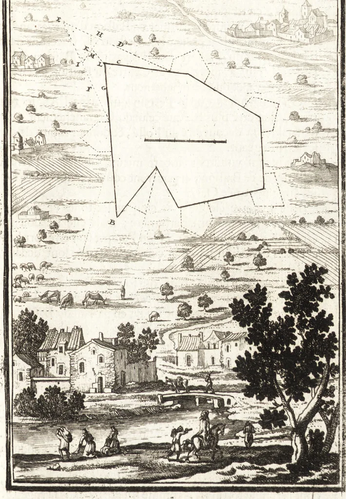 An illustration from Les travaux de Mars, ou, L'art de la guerre : divisé en trois parties ... : avec un ample détail de la milice des Turcs, tant pour l'attaque que pour la deffence : ouvrage enrichi de plus de quatre cens planches gravées en taille-douce, 1684, leaf 306