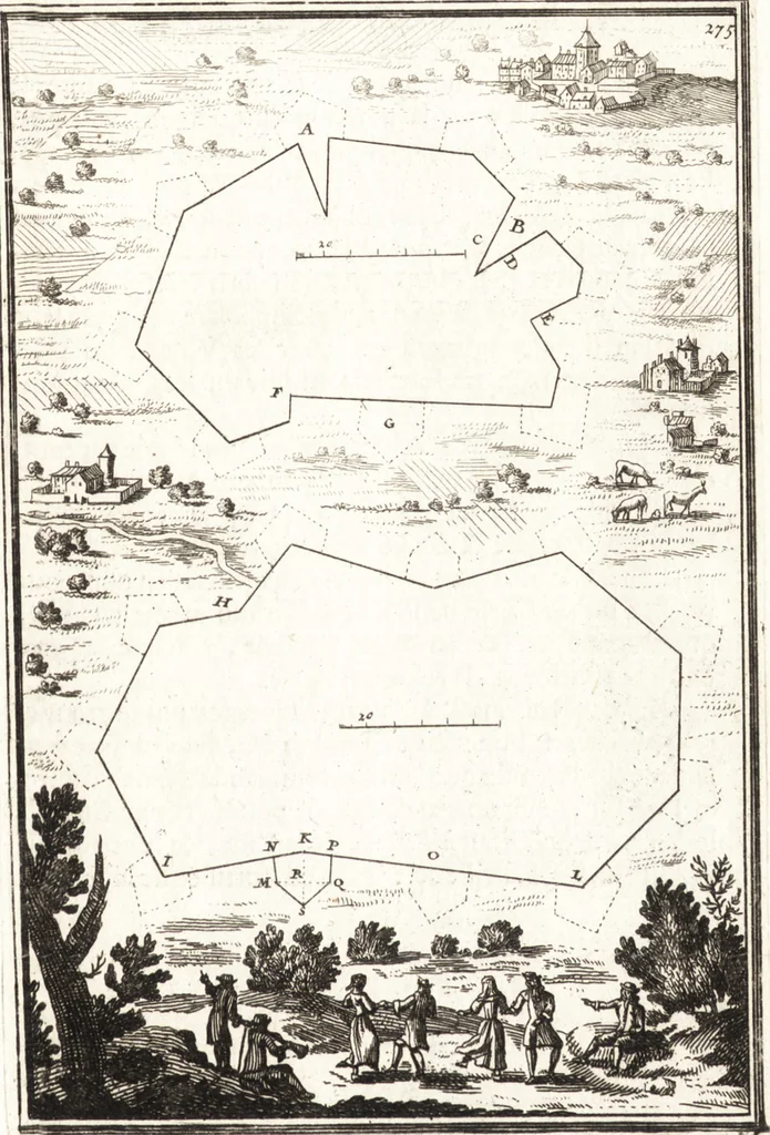 An illustration from Les travaux de Mars, ou, L'art de la guerre : divisé en trois parties ... : avec un ample détail de la milice des Turcs, tant pour l'attaque que pour la deffence : ouvrage enrichi de plus de quatre cens planches gravées en taille-douce, 1684, leaf 310