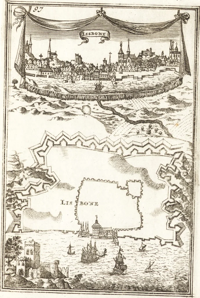 An illustration from Les travaux de Mars, ou, L'art de la guerre : divisé en trois parties ... : avec un ample détail de la milice des Turcs, tant pour l'attaque que pour la deffence : ouvrage enrichi de plus de quatre cens planches gravées en taille-douce, 1684, leaf 314