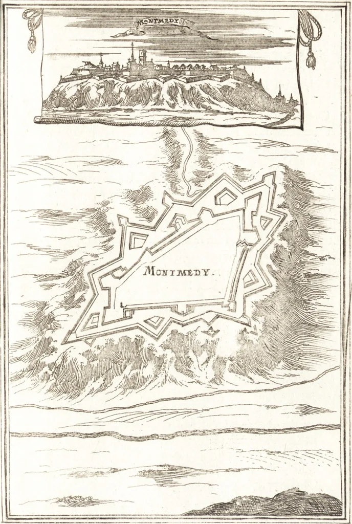 An illustration from Les travaux de Mars, ou, L'art de la guerre : divisé en trois parties ... : avec un ample détail de la milice des Turcs, tant pour l'attaque que pour la deffence : ouvrage enrichi de plus de quatre cens planches gravées en taille-douce, 1684, leaf 350