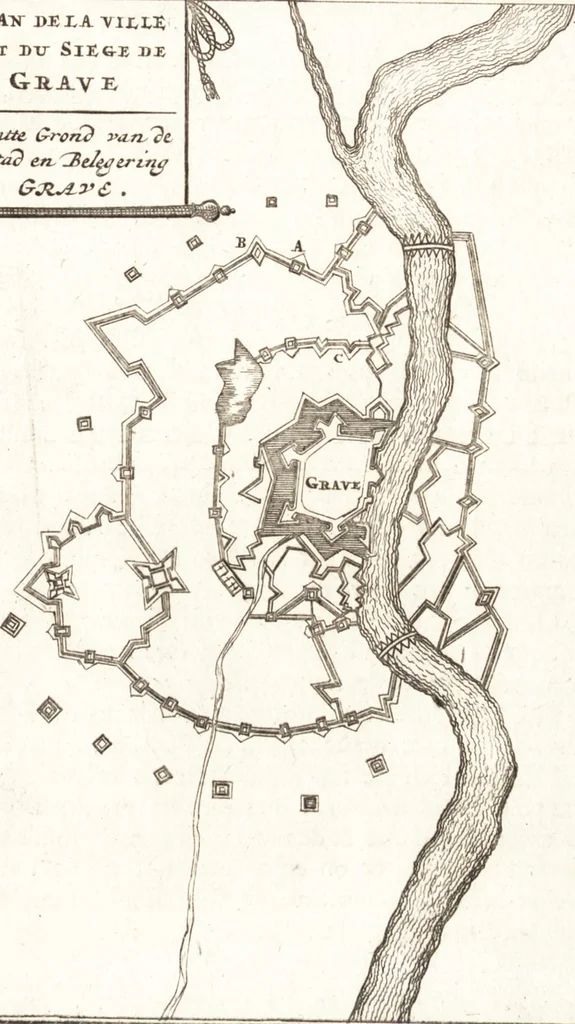 An illustration from Les travaux de Mars, ou, L'art de la guerre : divisé en trois parties ... : avec un ample détail de la milice des Turcs, tant pour l'attaque que pour la deffence : ouvrage enrichi de plus de quatre cens planches gravées en taille-douce, 1684, leaf 392