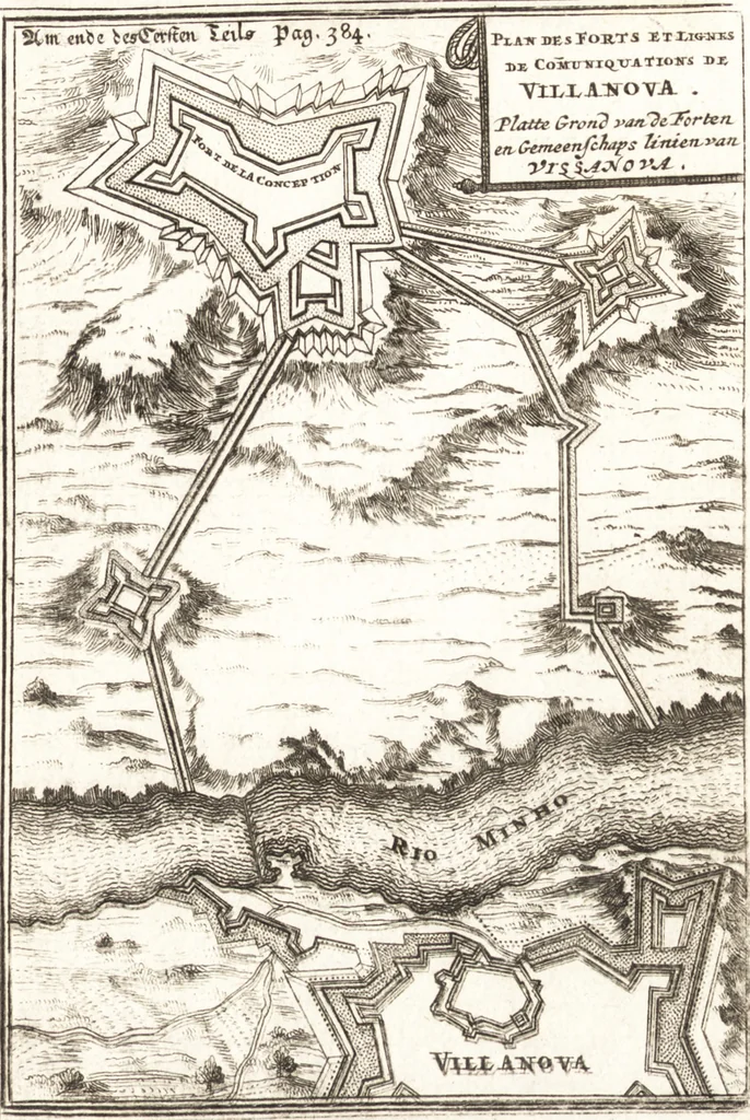 An illustration from Les travaux de Mars, ou, L'art de la guerre : divisé en trois parties ... : avec un ample détail de la milice des Turcs, tant pour l'attaque que pour la deffence : ouvrage enrichi de plus de quatre cens planches gravées en taille-douce, 1684, leaf 398