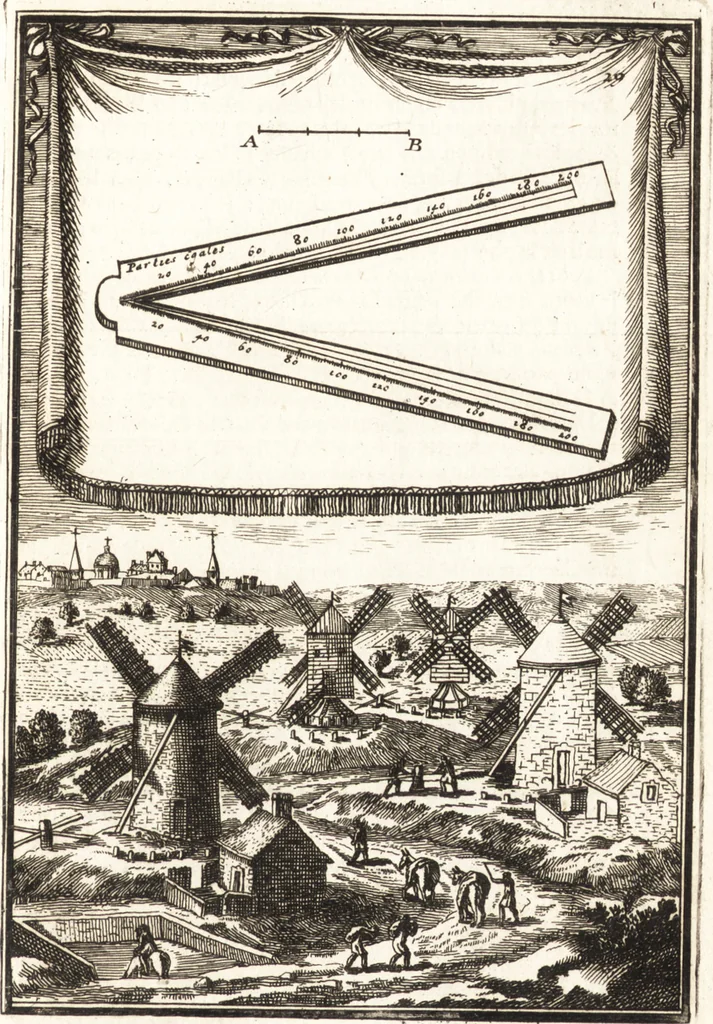 An illustration from Les travaux de Mars, ou, L'art de la guerre : divisé en trois parties ... : avec un ample détail de la milice des Turcs, tant pour l'attaque que pour la deffence : ouvrage enrichi de plus de quatre cens planches gravées en taille-douce, 1684, leaf 54