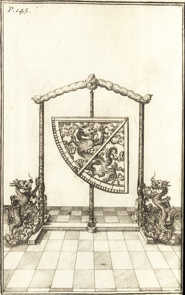 An illustration from Nouveaux memoires sur l'etat present de la Chine, 1696, leaf 191