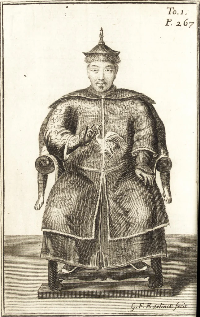 An illustration from Nouveaux memoires sur l'etat present de la Chine, 1696, leaf 323
