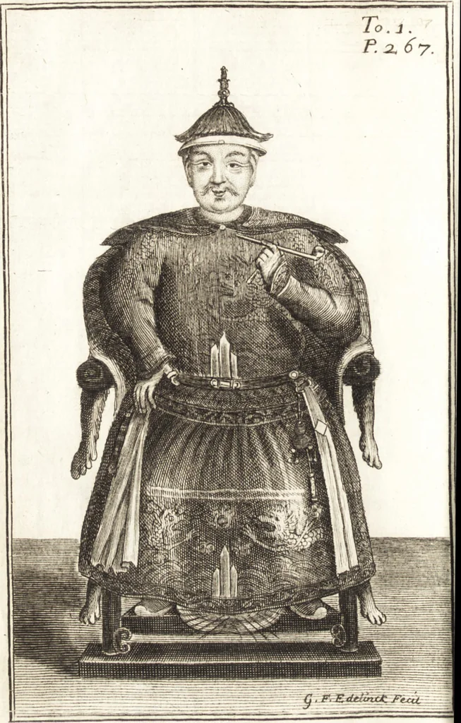 An illustration from Nouveaux memoires sur l'etat present de la Chine, 1696, leaf 325