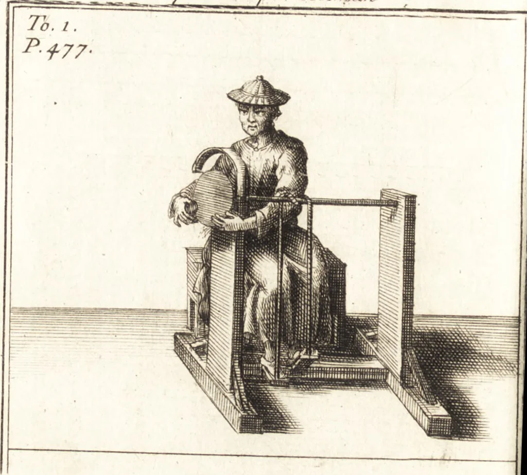 An illustration from Nouveaux memoires sur l'etat present de la Chine, 1696, leaf 547