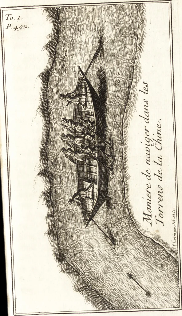 An illustration from Nouveaux memoires sur l'etat present de la Chine, 1696, leaf 564
