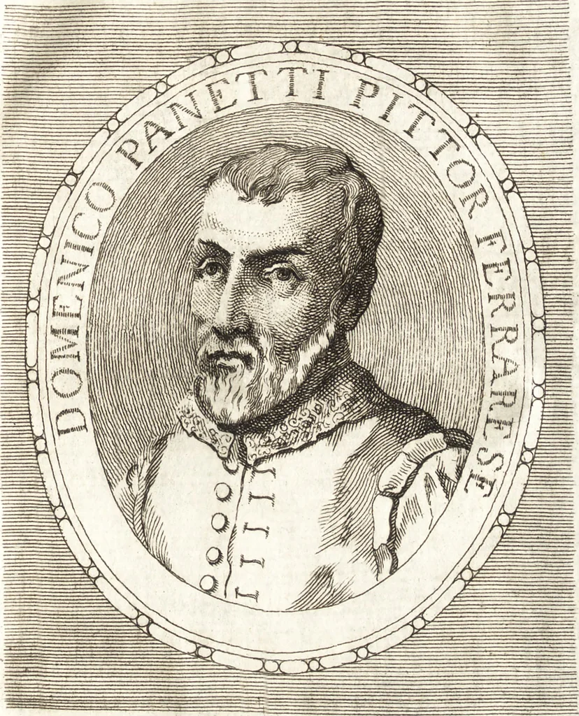 An illustration from Catalogo istorico dè pittori e scultori ferraresi, e delle opere loro : con in fine una nota esatta delle più celebri pitture delle chiese di Ferrara, 1782, leaf 172