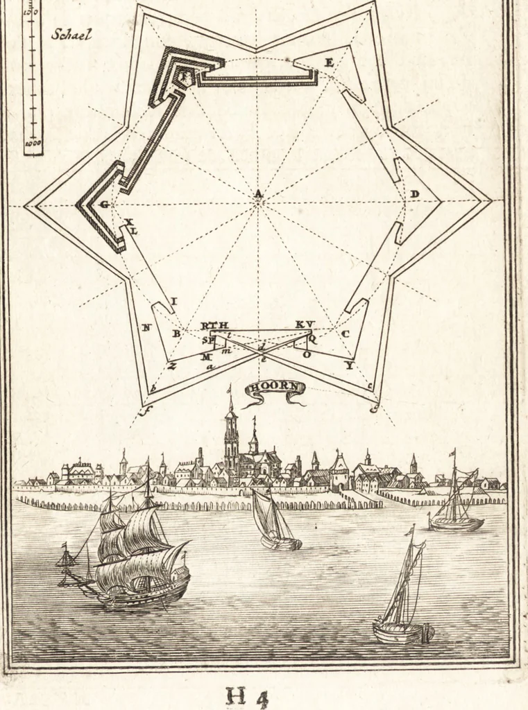 An illustration from Les travaux de Mars, ou, L'art de la guerre : divisé en trois parties ... : avec un ample détail de la milice des Turcs, tant pour l'attaque que pour la deffence : ouvrage enrichi de plus de quatre cens planches gravées en taille-douce, 1684, leaf 140