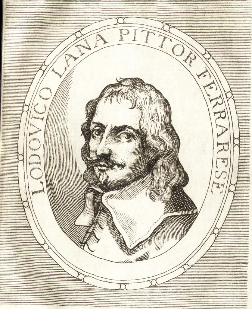 An illustration from Catalogo istorico dè pittori e scultori ferraresi, e delle opere loro : con in fine una nota esatta delle più celebri pitture delle chiese di Ferrara, 1782, leaf 122