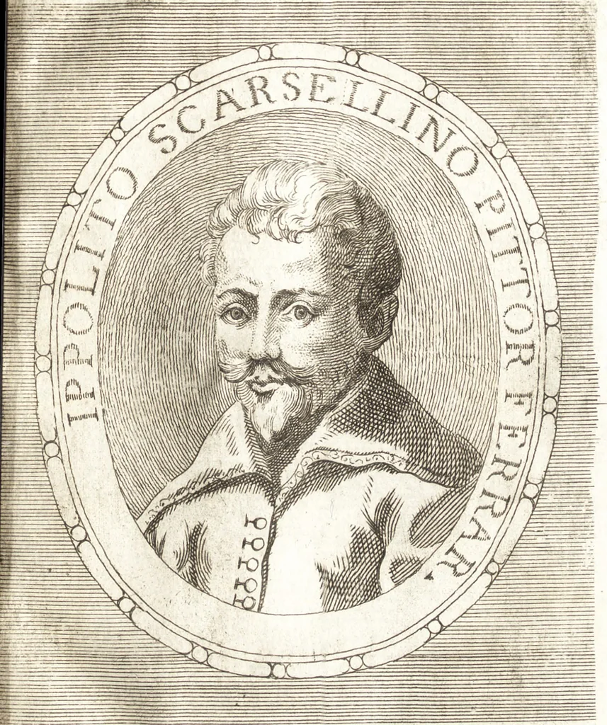 An illustration from Catalogo istorico dè pittori e scultori ferraresi, e delle opere loro : con in fine una nota esatta delle più celebri pitture delle chiese di Ferrara, 1782, leaf 78