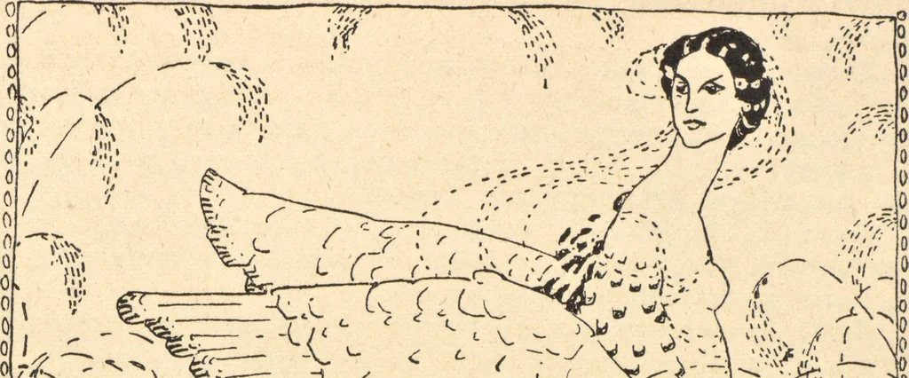 An illustration from Studii︠a︡ impressionistov : kniga 1-ai︠a︡, 1910, leaf 12