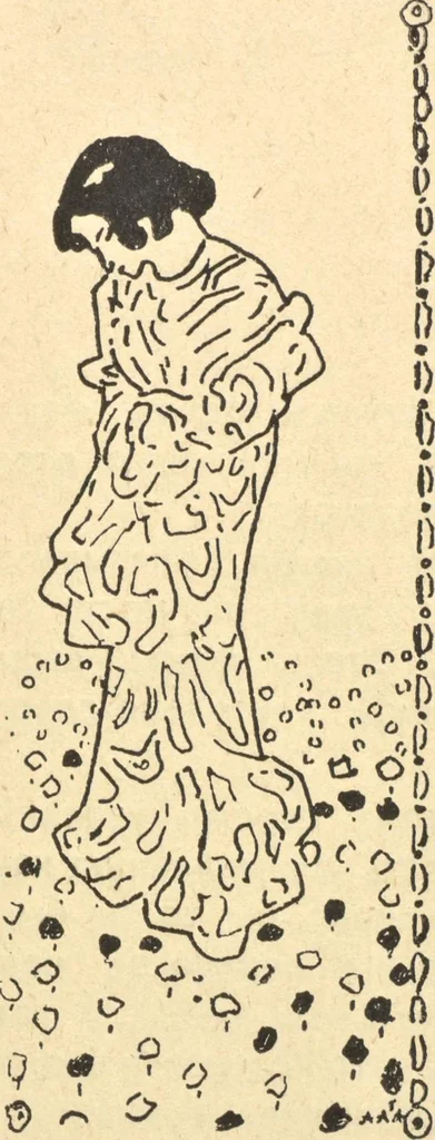 An illustration from Studii︠a︡ impressionistov : kniga 1-ai︠a︡, 1910, leaf 25