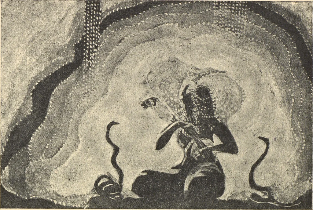 An illustration from Studii︠a︡ impressionistov : kniga 1-ai︠a︡, 1910, leaf 6