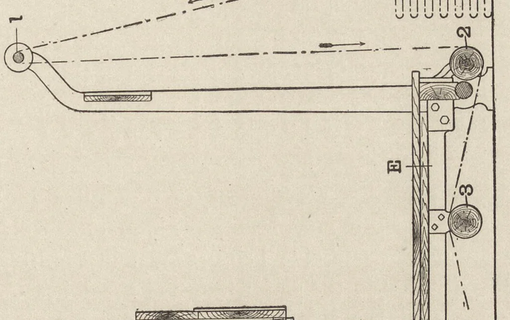 An illustration from Cyclopedia of textile work : a general reference library on cotton, woolen and worsted yarn manufacture, weaving, designing, chemistry and dyeing, finishing, knitting, and allied subjects, 1907, leaf 194