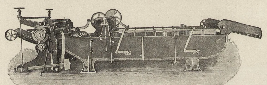 An illustration from Cyclopedia of textile work : a general reference library on cotton, woolen and worsted yarn manufacture, weaving, designing, chemistry and dyeing, finishing, knitting, and allied subjects, 1907, leaf 70
