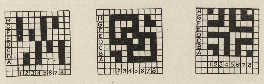 An illustration from Cyclopedia of textile work : a general reference library on cotton, woolen and worsted yarn manufacture, weaving, designing, chemistry and dyeing, finishing, knitting, and allied subjects, 1907, leaf 130