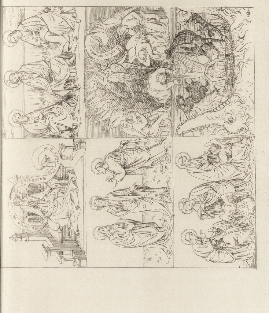 An illustration from The history of Our Lord as exemplified in works of art : with that of His types, St. John the Baptist, and other persons of the Old and New Testament, 1890, leaf 88