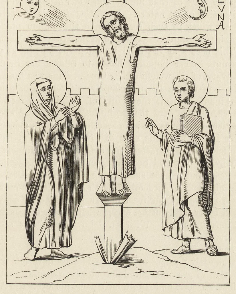 An illustration from The history of Our Lord as exemplified in works of art : with that of His types, St. John the Baptist, and other persons of the Old and New Testament, 1890, leaf 188