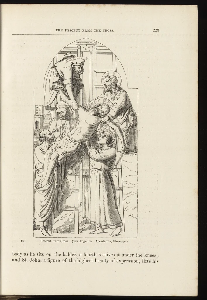 An illustration from The history of Our Lord as exemplified in works of art : with that of His types, St. John the Baptist, and other persons of the Old and New Testament, 1890, leaf 268