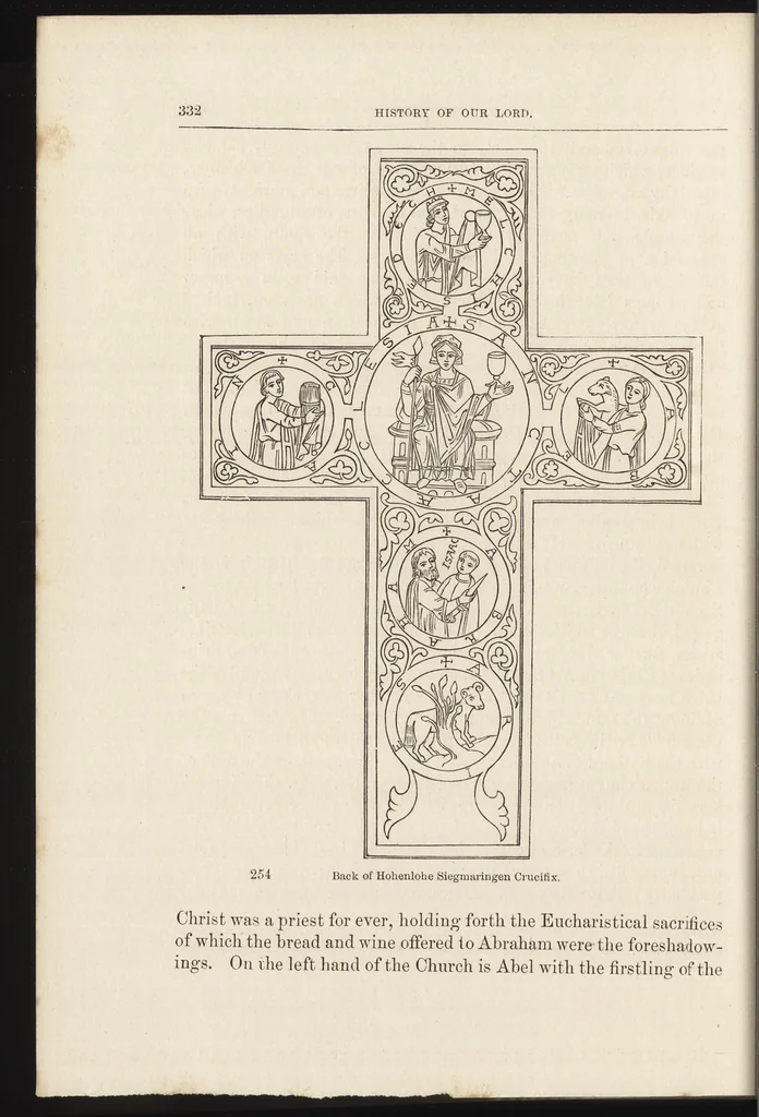 An illustration from The history of Our Lord as exemplified in works of art : with that of His types, St. John the Baptist, and other persons of the Old and New Testament, 1890, leaf 389