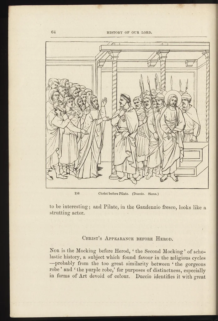 An illustration from The history of Our Lord as exemplified in works of art : with that of His types, St. John the Baptist, and other persons of the Old and New Testament, 1890, leaf 85