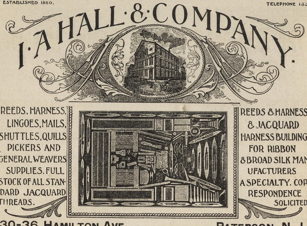 An illustration from Textile calculations : being a guide to calculations relating to the construction of all kinds of yarns and fabrics, the analysis of cloth, speed, power and belt calculations : for the use of students, operatives, overseers and manufacturers, 1896, leaf 185