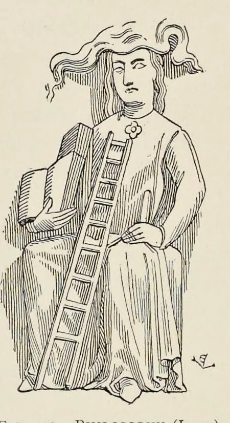 An illustration from Religious art in France, XIII century; a study in mediaeval iconography and its sources of inspiration, 1913, leaf 117