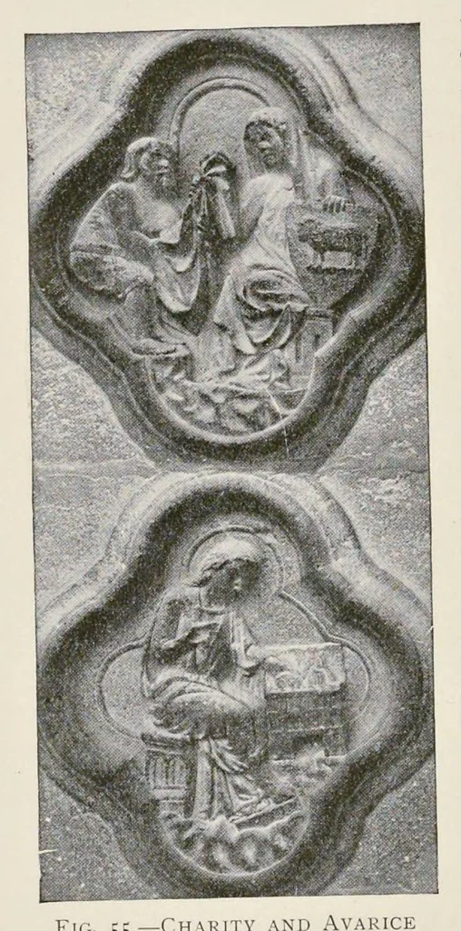An illustration from Religious art in France, XIII century; a study in mediaeval iconography and its sources of inspiration, 1913, leaf 141