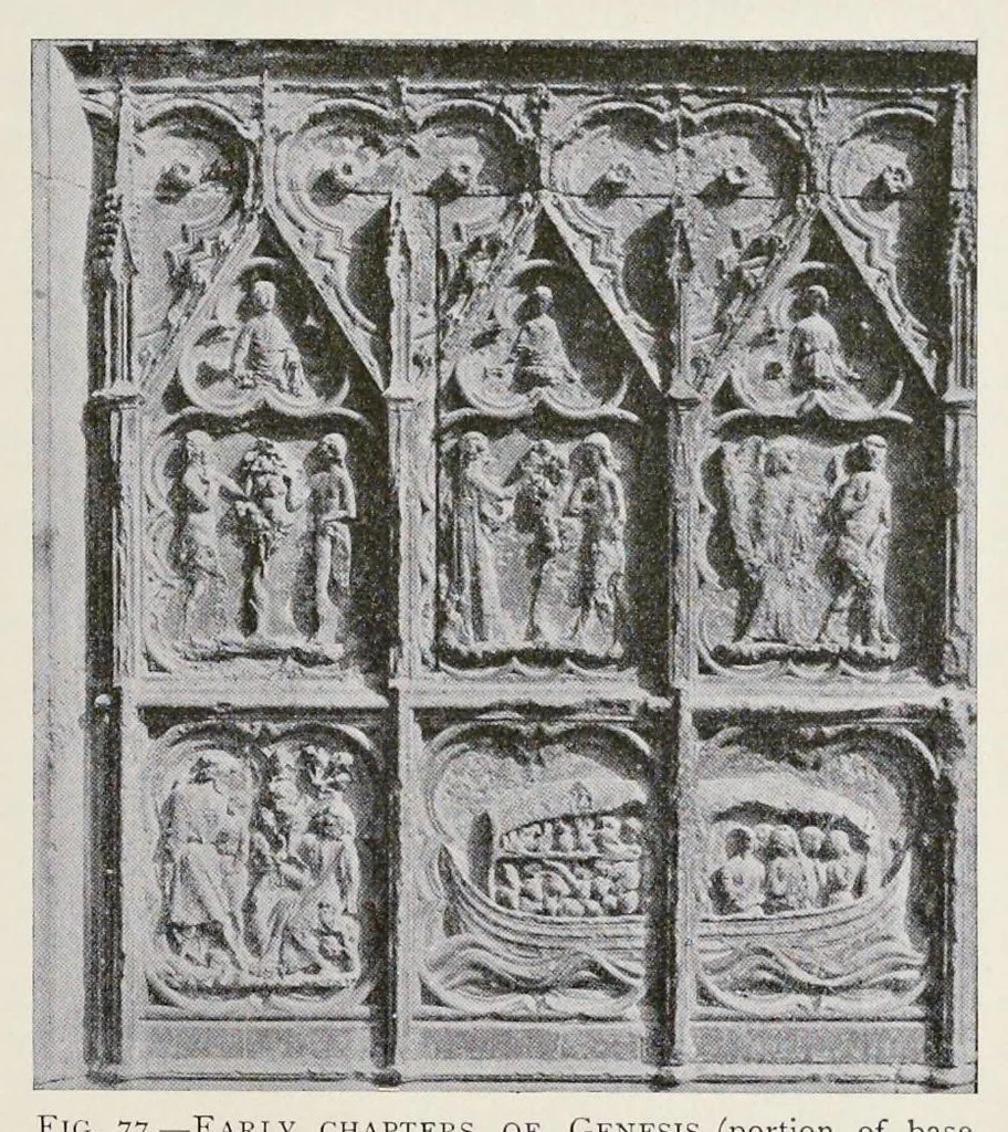 An illustration from Religious art in France, XIII century; a study in mediaeval iconography and its sources of inspiration, 1913, leaf 160