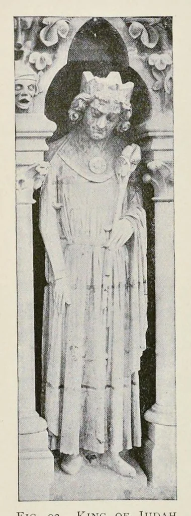An illustration from Religious art in France, XIII century; a study in mediaeval iconography and its sources of inspiration, 1913, leaf 195