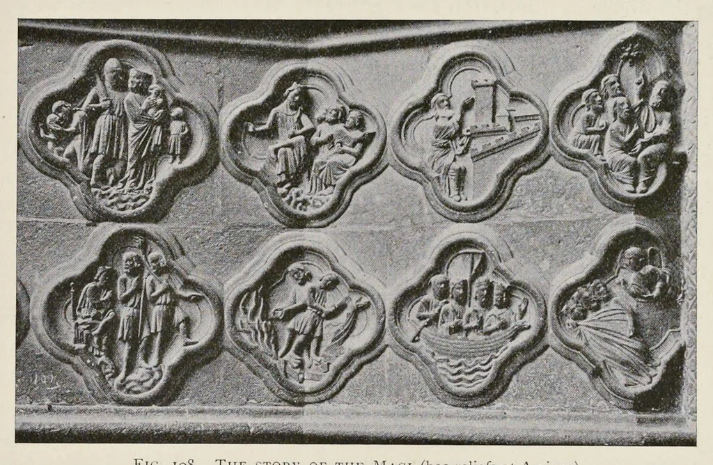An illustration from Religious art in France, XIII century; a study in mediaeval iconography and its sources of inspiration, 1913, leaf 242