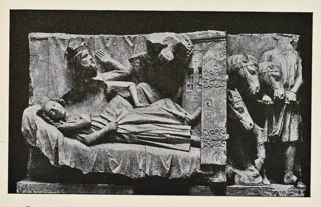 An illustration from Religious art in France, XIII century; a study in mediaeval iconography and its sources of inspiration, 1913, leaf 256
