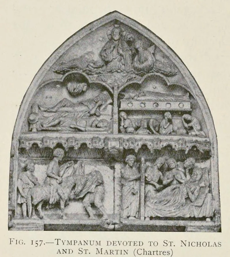 An illustration from Religious art in France, XIII century; a study in mediaeval iconography and its sources of inspiration, 1913, leaf 357