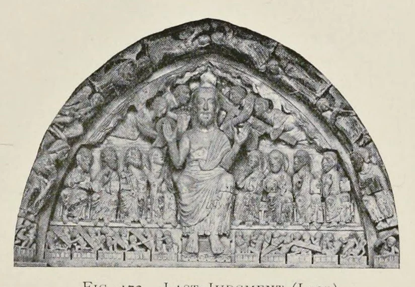 An illustration from Religious art in France, XIII century; a study in mediaeval iconography and its sources of inspiration, 1913, leaf 394
