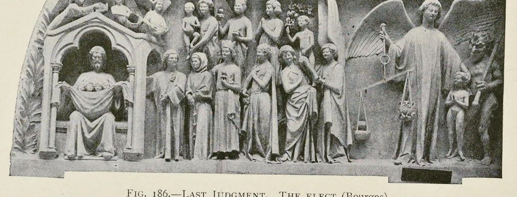 An illustration from Religious art in France, XIII century; a study in mediaeval iconography and its sources of inspiration, 1913, leaf 409