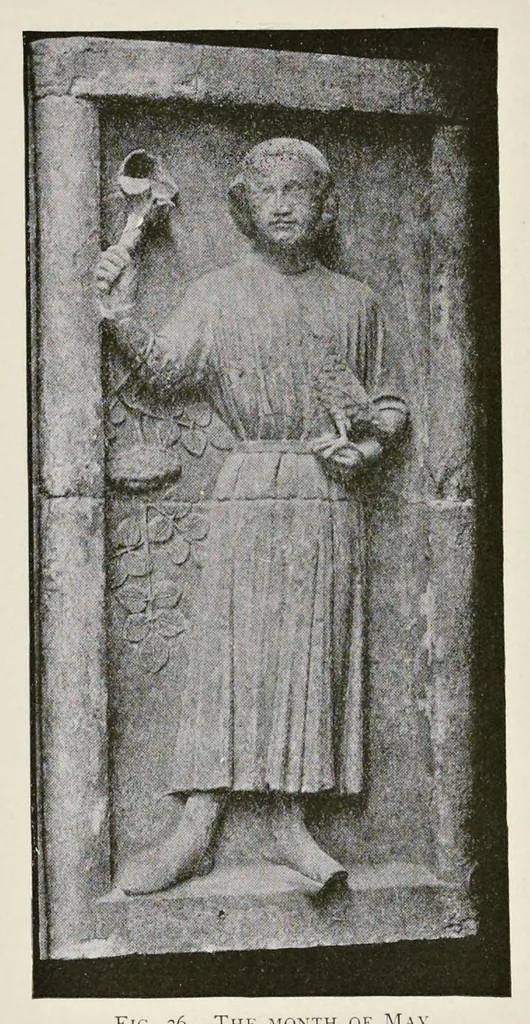 An illustration from Religious art in France, XIII century; a study in mediaeval iconography and its sources of inspiration, 1913, leaf 99