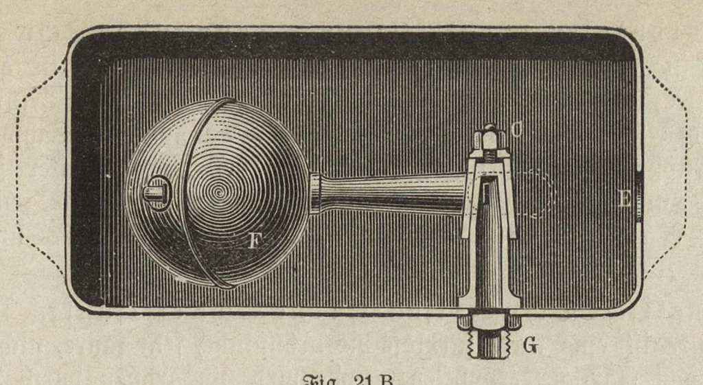 An illustration from Handbuch der Färberei und der damit verwandten : vorbereitenden und vollendenden Gewerbe : Enthaltend die Färberei der Gebräuchlicheren ..., 1889, leaf 252