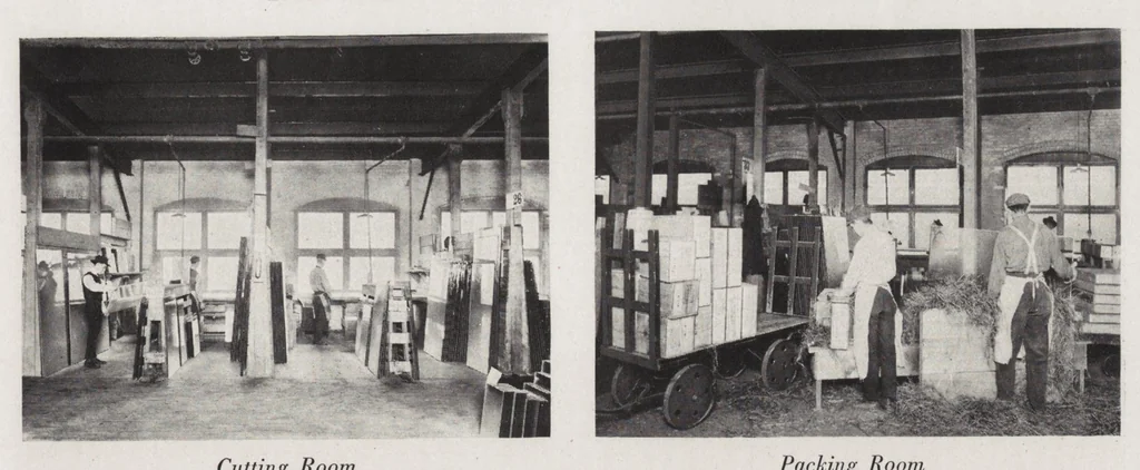 An illustration from Glass, paints, varnishes and brushes : their history, manufacture and use, 1923, leaf 200